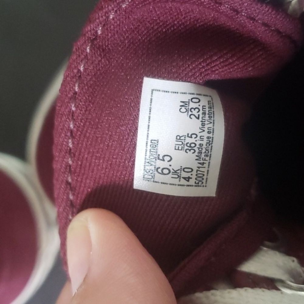 Vans Low Ward Burgundy Sneakers - Picture 6 of 10